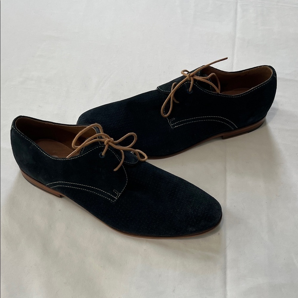 Aldo Blue Suede Oxfords
